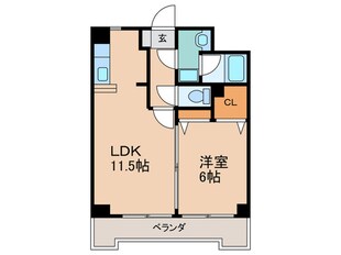 リベラいわきの物件間取画像